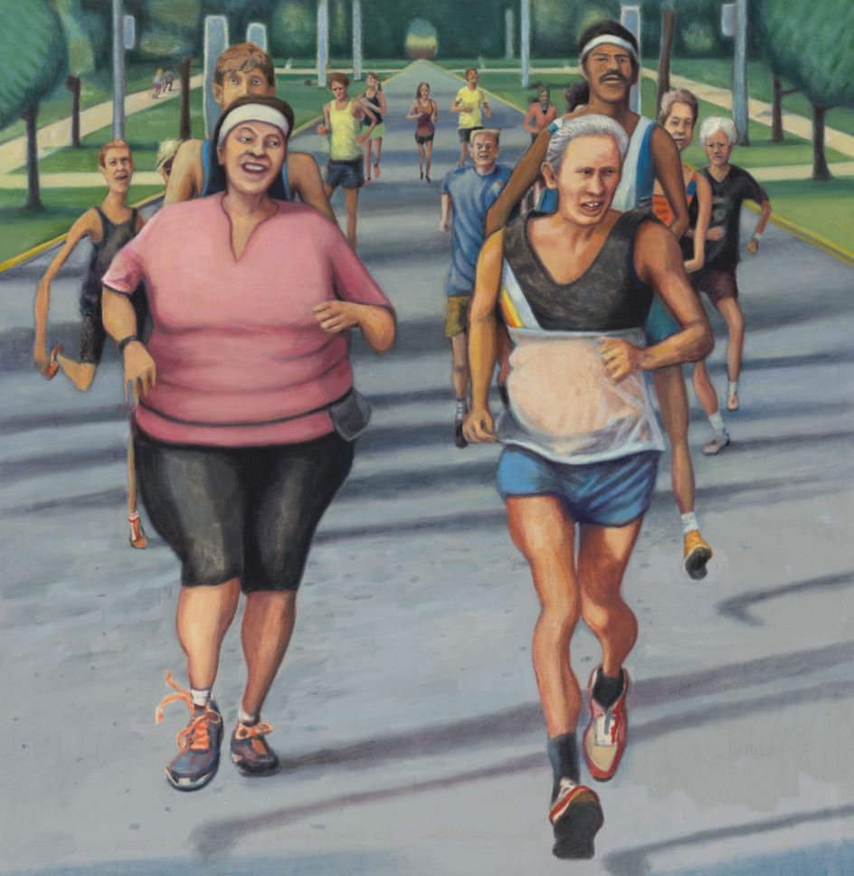 Untitled (Runners in Park) © Rob Thom
