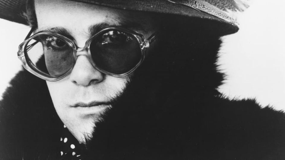 The original photo being used on the cover of Me: Elton John. Courtesy of Pan Macmillan.