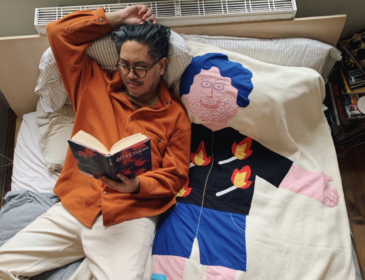 June Frangue with "Dave"