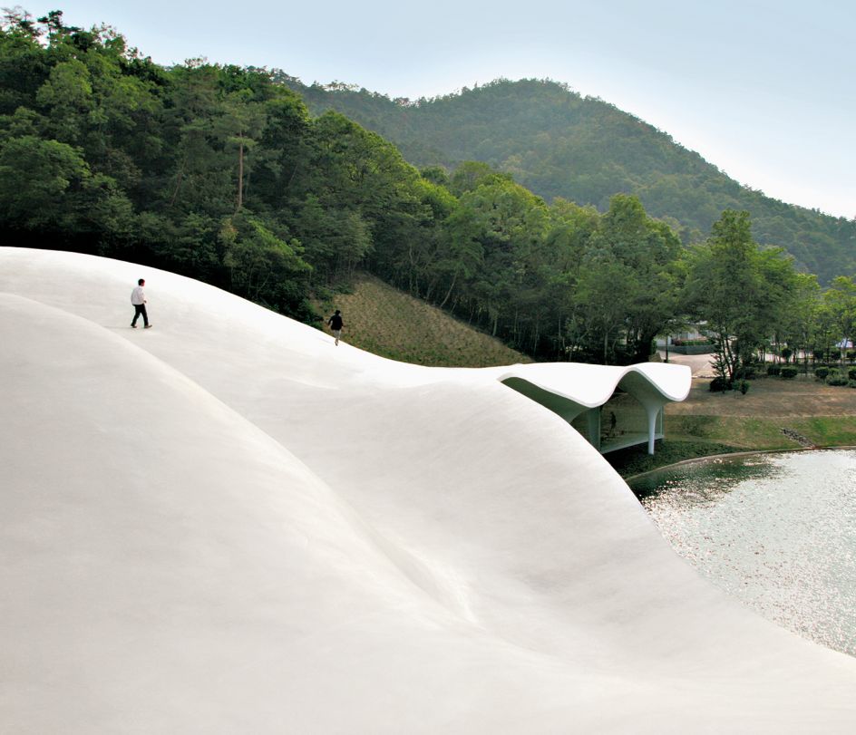 Meiso no Mori Crematorium, Kakamigahara City, Japan, 2006, Toyo Ito. Picture credit: Toyo Ito Associates