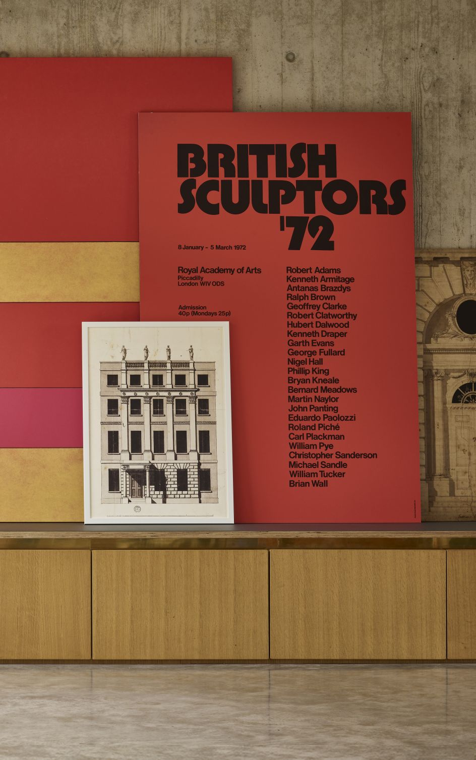 RA British Sculptors Exhibition 1972 Epic Poster​ from the Royal Academy of Arts Collection