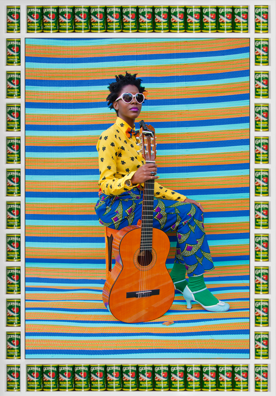 Hassan Hajjaj, My Rockstars series, Bumi Sittin', 2013