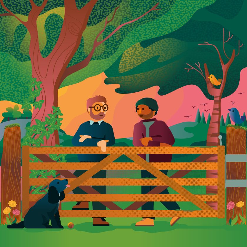 Ben has been creating spot illustrations for Martin Coul's podcast, The Hushed