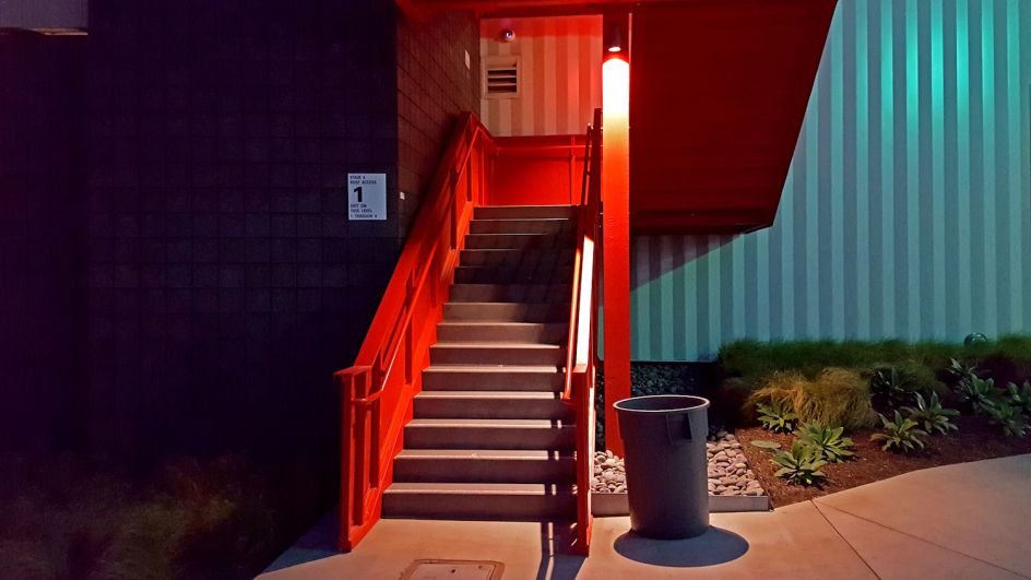 Robert Ballantyne, Los Angeles, United States, Red Stairway © Robert Ballantyne, 2017