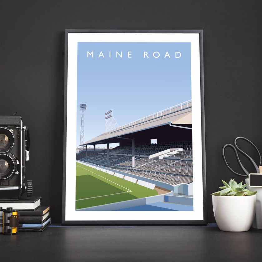 Matthew J Wood's illustrated posters are a loving tribute to English football stadiums