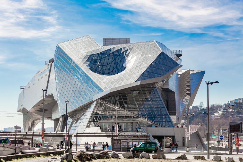 Confluence Museum in Lyon, France. Image licensed via Adobe Stock. Photo credit: dvoevnore