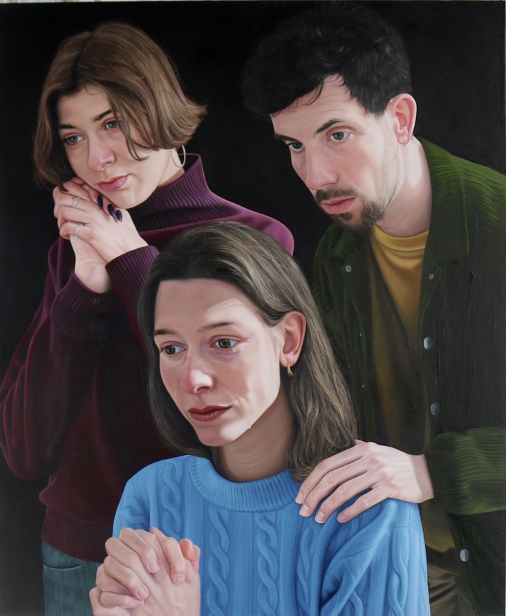 Tristan Pigott 'Wet to the touch' 2020, Oil on board, 58 x 70 cm (cropped)