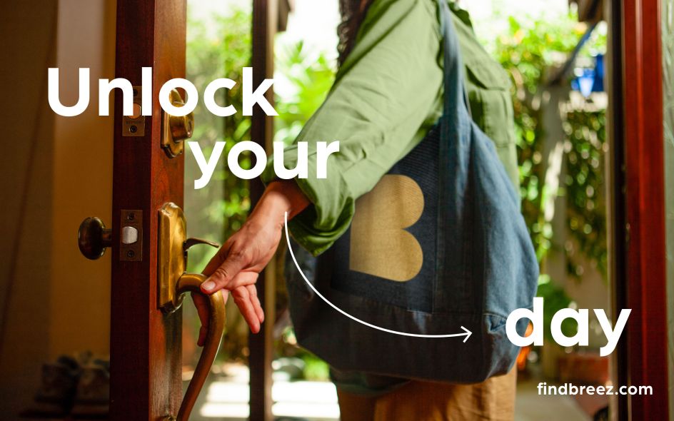 At the hear of the new brand is the idea of unlocking your day