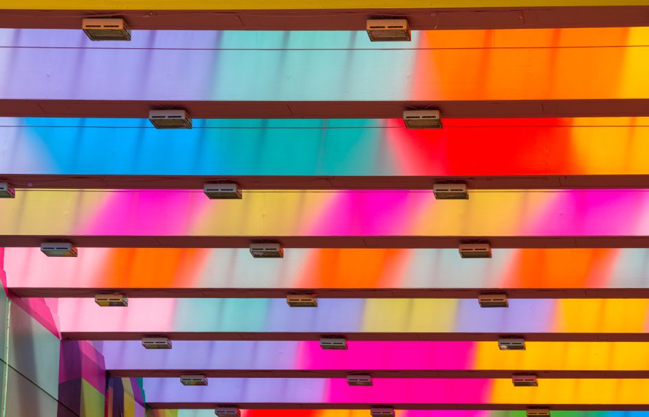 Endless Ribbon Connecting Us © Morag Myerscough. Photography by Gareth Gardner