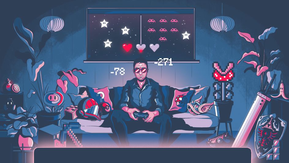 Gaming Addiction for Mr Porter © Luke Brookes