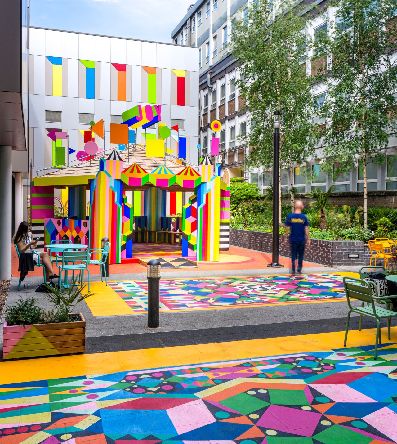 Joy Garden © Morag Myerscough. Photography: Gareth Gardner