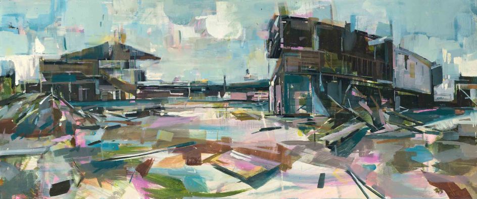 What a Ranger, oil on panel, 100x42cm. © Katharine Le Hardy