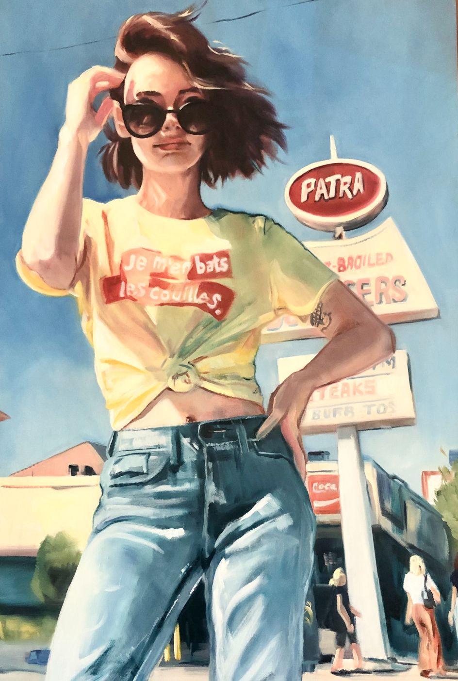 Steph In Echo Park aka je m'en bats les couilles © Phoebe Clemens