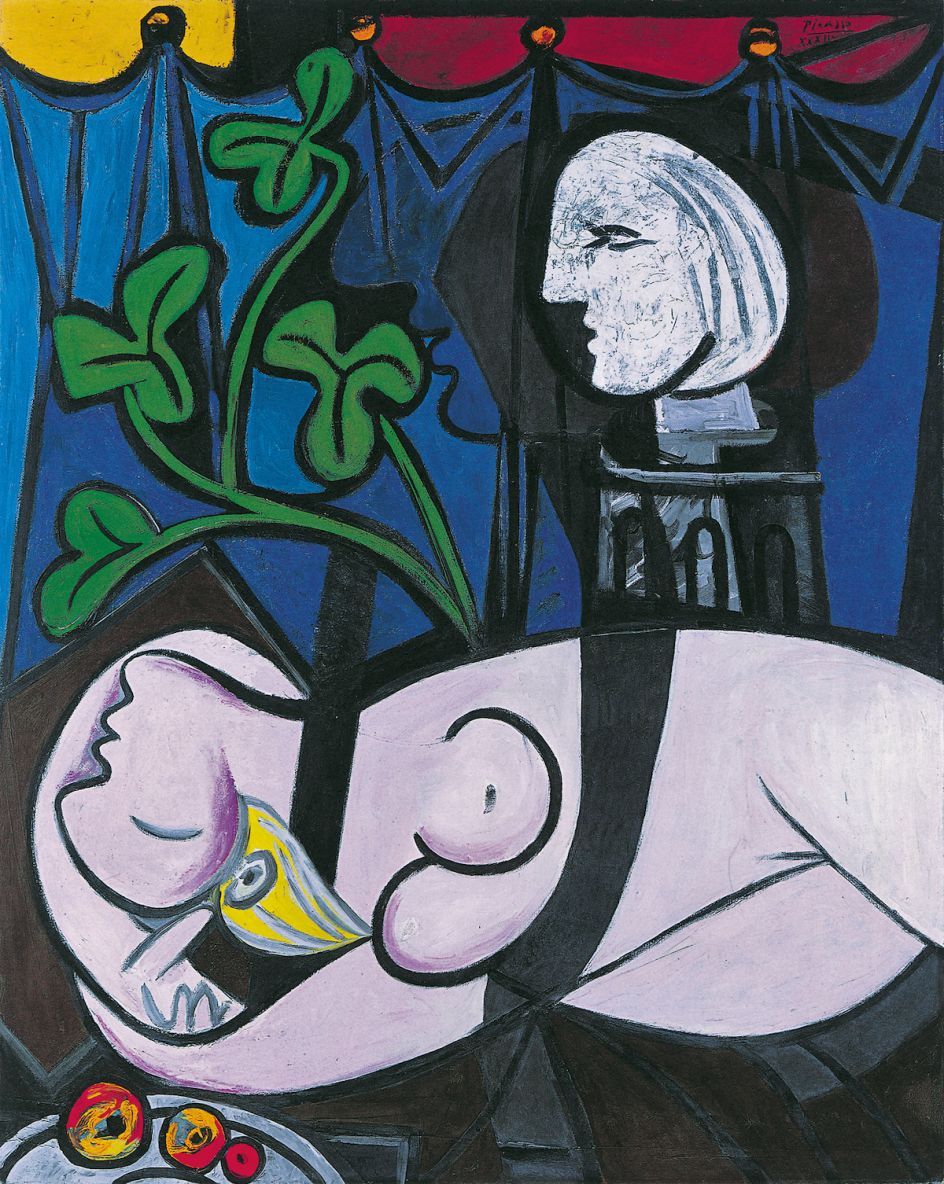 Pablo Picasso Nude, Green Leaves and Bust (Femme nue, feuilles et buste) 1932 Oil paint on canvas 1620 x 1300 mm Private Collection © Succession Picasso/ DACS London, 2017