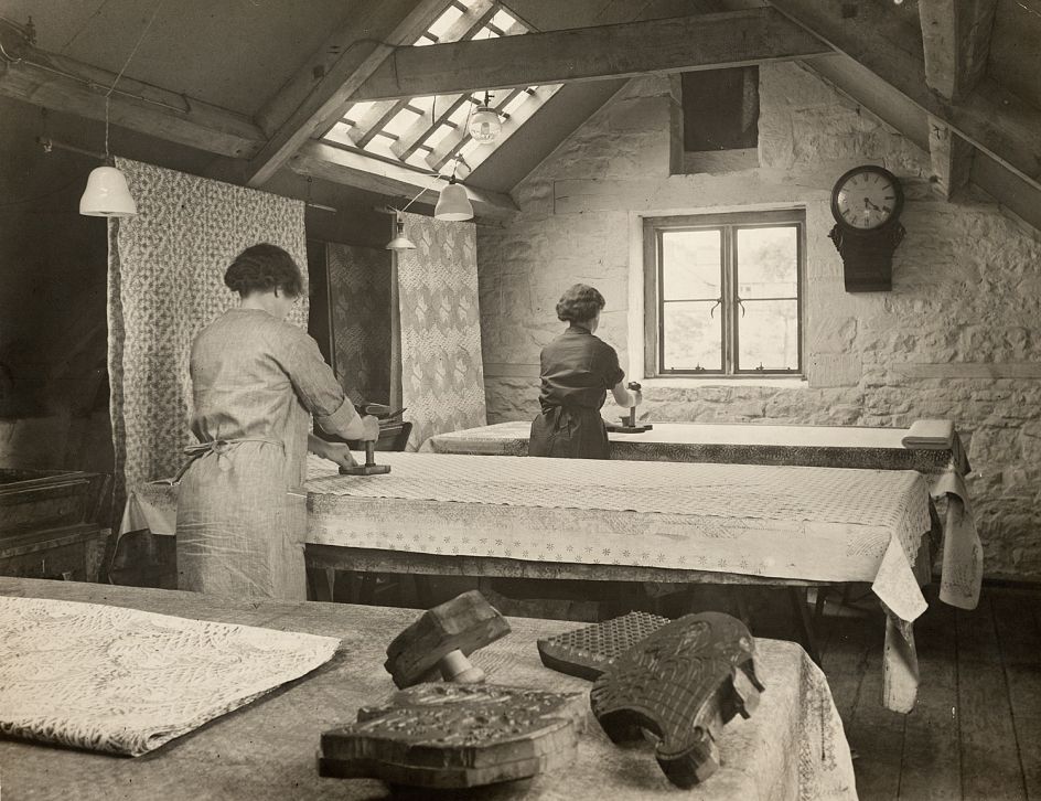 Barron and Larcher's workshop. Courtesy Crafts Study Centre, University for the Creative Arts