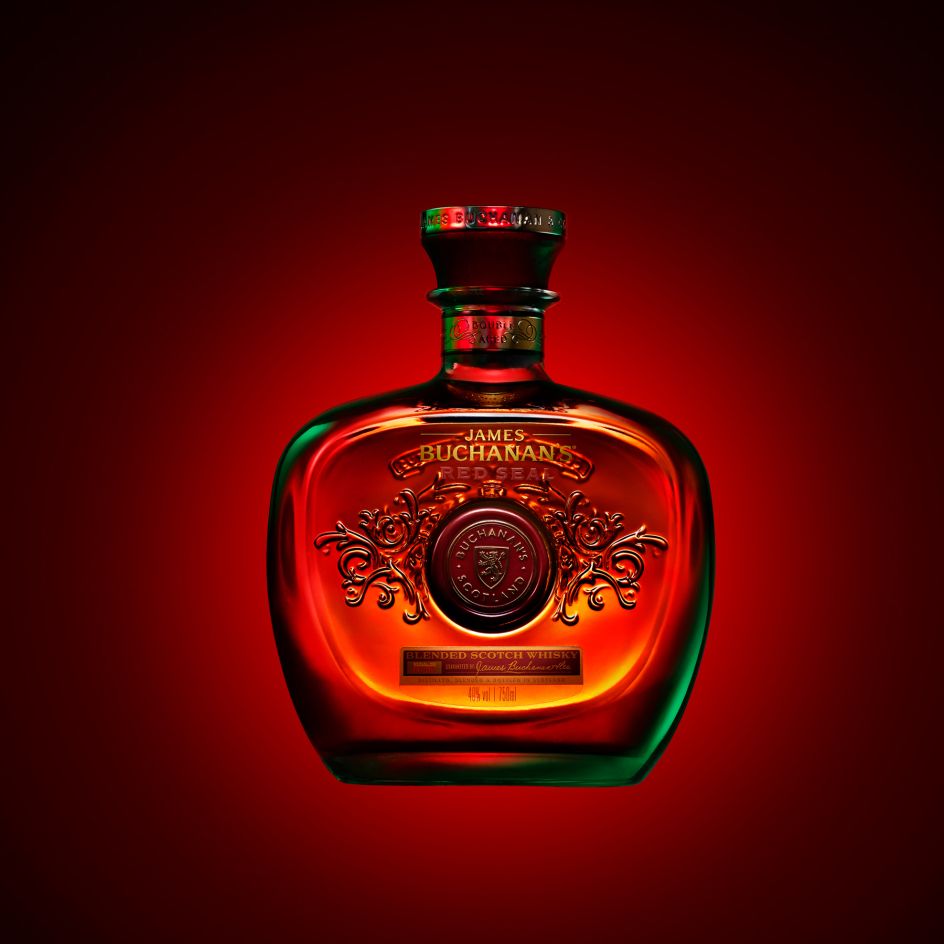 Buchanan's Red Seal Branding and Redesign by Force Majeure Design. Golden A' Design Award Winner in the Packaging Design Category, 2019-2020.