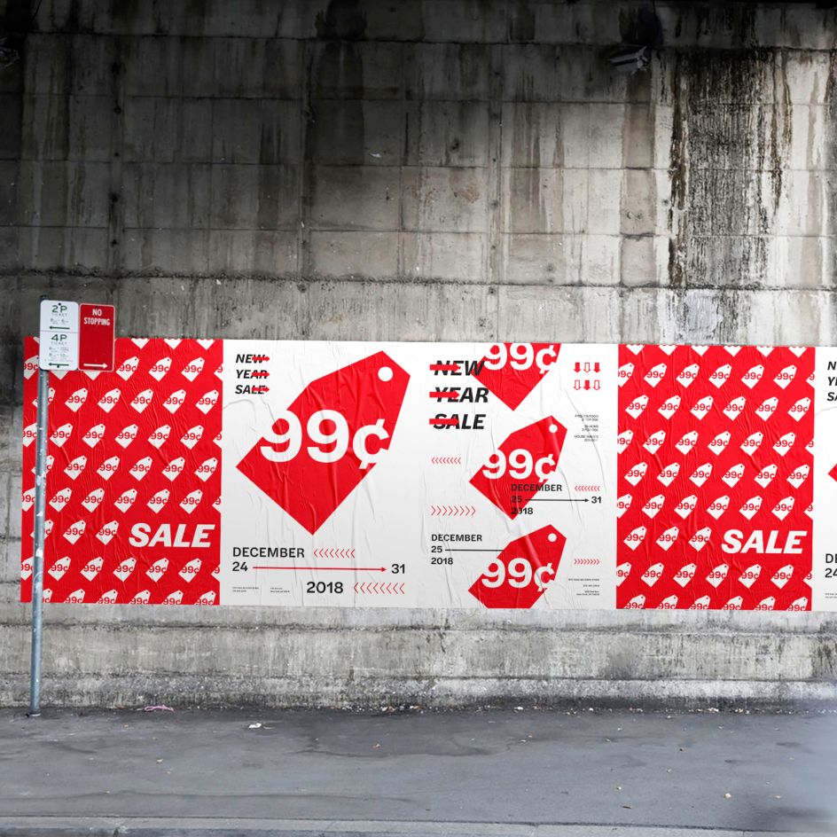 NYC Deal 99 Cent Store Brand Identity by Chi Hao Chang. Winner in the Graphics and Visual Communication Design Category, 2019-2020.