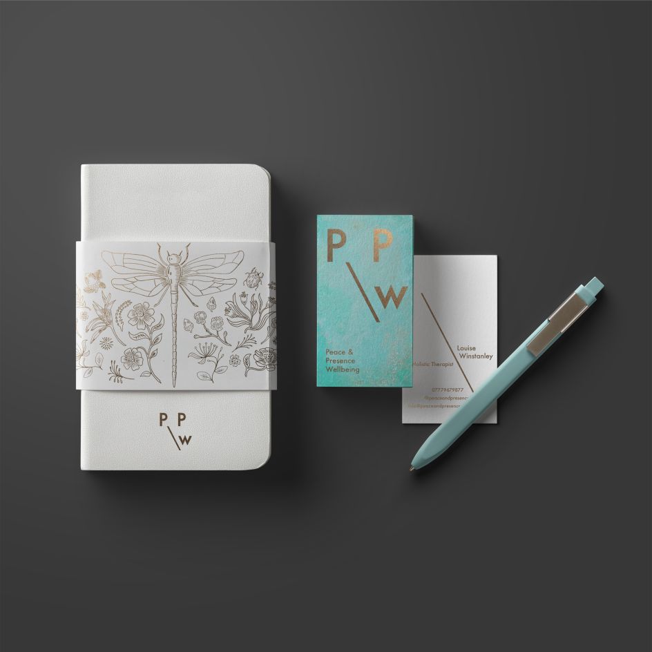 Peace and Presence Well-Being Branding by Lisa Winstanley is Winner in Graphics and Visual Communication Design Category, 2019 - 2020