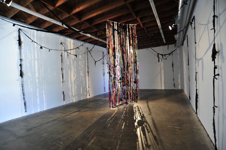 John Outterbridge Rag Factory IV, 2017 | Courtesy the artist; Tilton Gallery, New York; LAXART, Los Angeles; and David Zwirner, London