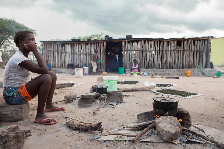 “Casa de espera” in the village of Chiulo, where pregnant women must walk many miles to have their babies delivered, with help from the Italian NGOs Doctors for Africa CUAMM