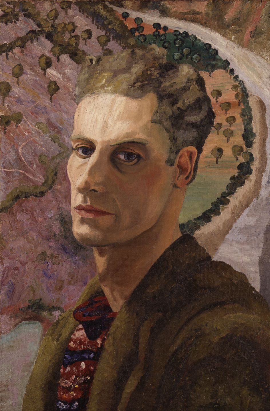 Cedric Morris, c.1930 Sir Cedric Morris Oil on canvas © National Portrait Gallery, London 5407 Courtesy the Cedric Morris Estate