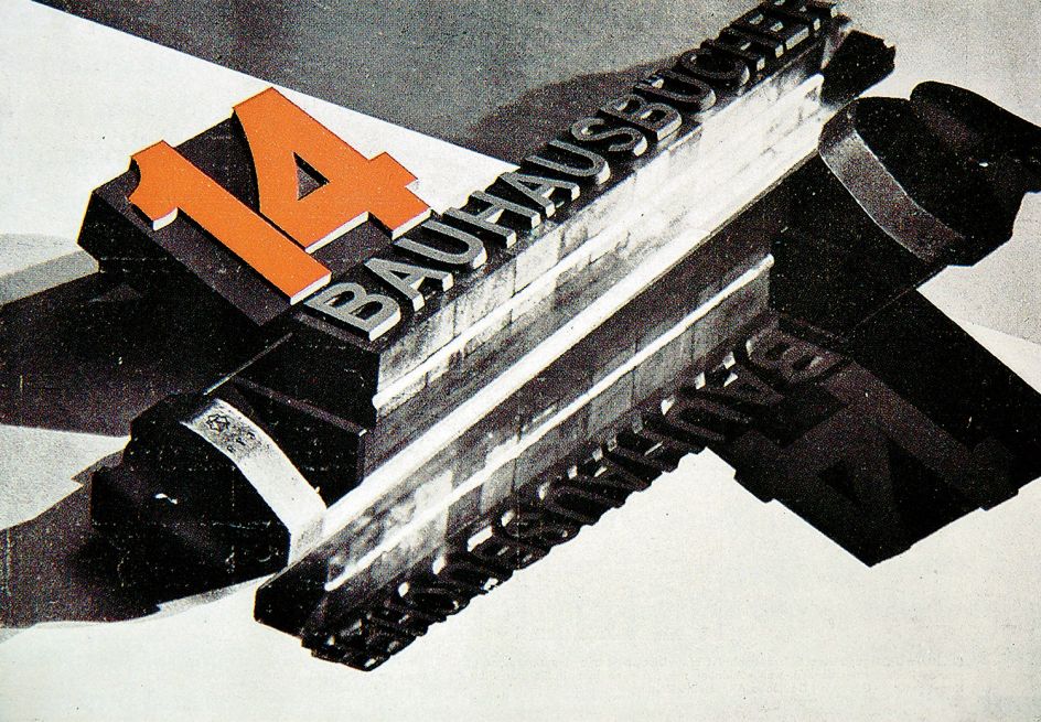 Bauhaus programmes, book, László Moholy-Nagy, Herbert Bayer, Walter Gropius, 1922 to 1931, Bauhaus, Germany: Bauhausbücher 14 by László Moholy-Nagy, 1929