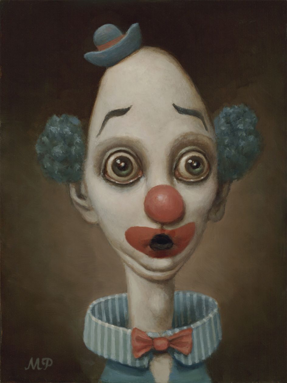 From the series Red Clown, Blue Clown © Marion Peck