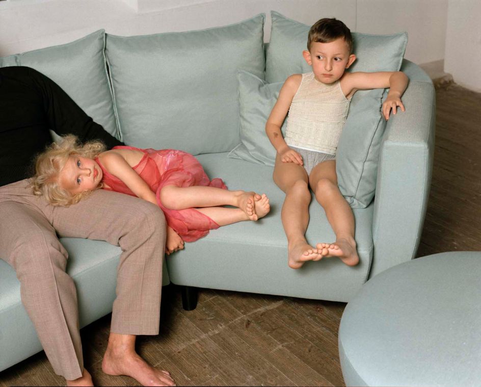 Untitled, Vienna, 1997, From the series Advertisement for Wittmann Möbel, inspired by Lucian Freud. © Elfie Semotan