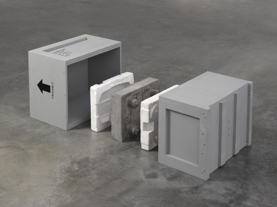 Damián Ortega, Genetic content 2017. Concrete, styrofoam, polyestirene foam and pine wood. Overall dimensions variable. © Damián Ortega. Photo © White Cube (Ben Westoby)