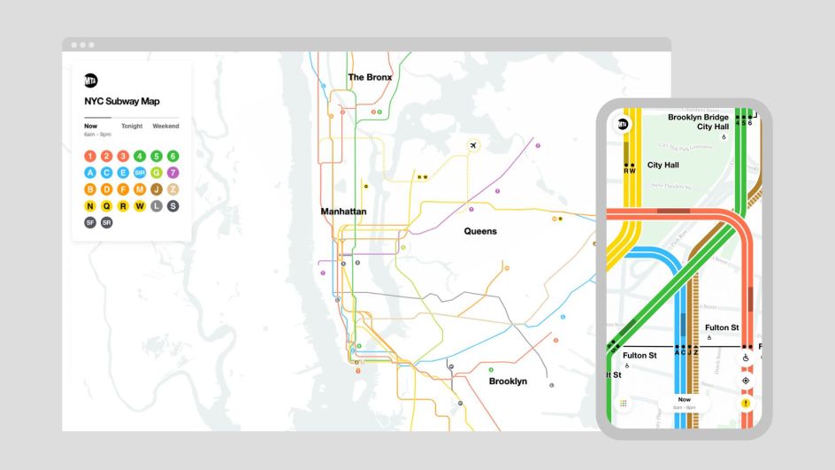 Digital Design of the Year: Live Subway Map by Work & Co