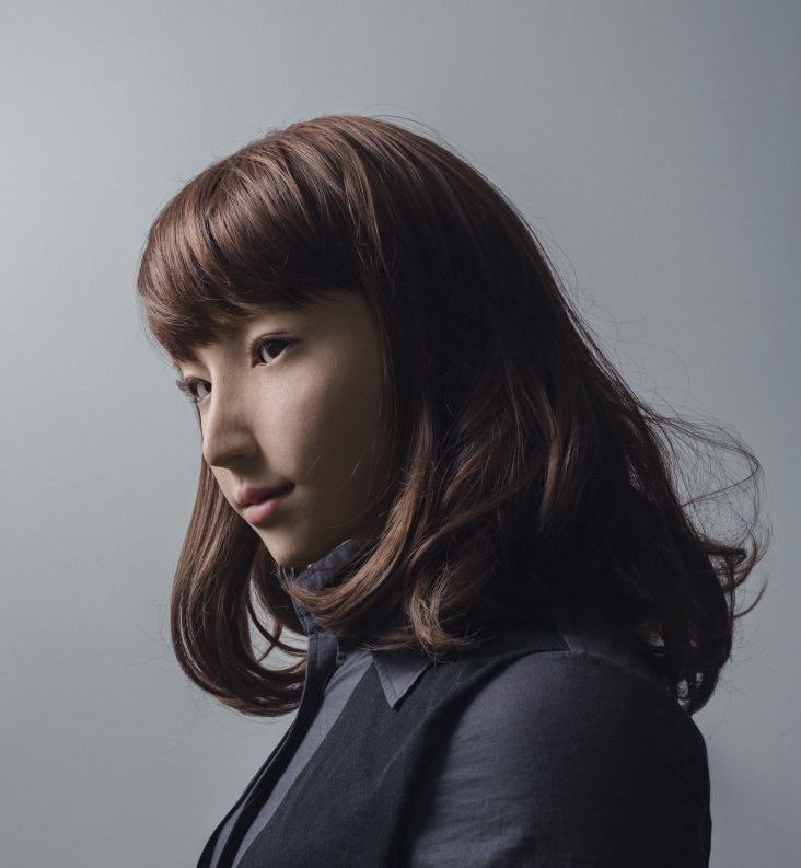 3rd place winner for 2017: One of Them Is a Human #1 by Maija Tammi  (Erica Erato Ishiguro Symbiotic Human-Robot Interaction Project) © Maija Tammi