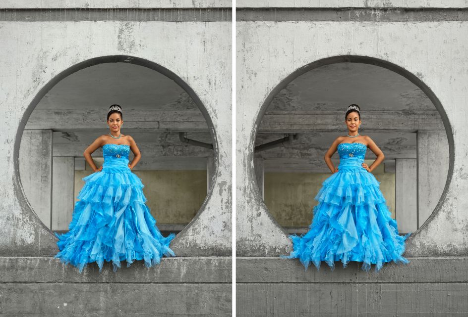 Damay y Yamay Gómez Hernández, La Habana, Plaza de la Revolución, Nuevo Vedado, 2015 framed chromogenic print paper: 90 15/16 x 130 1/8 inches (231 x 330.5 cm) framed: 92 7/8 x 132 1/8 x 2 3/8 inches (236 x 335.5 x 6 cm) edition of 5 with 2 APs © Frank Thiel / VG Bild-Kunst, Bonn Courtesy: Sean Kelly, New York