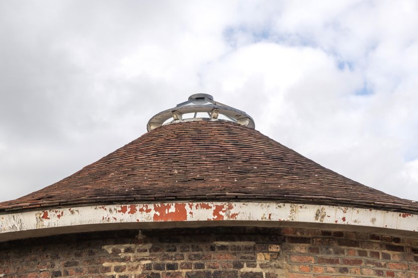 Outside London's oldest surviving windmill during construction, October 2025 © Justin Piperger