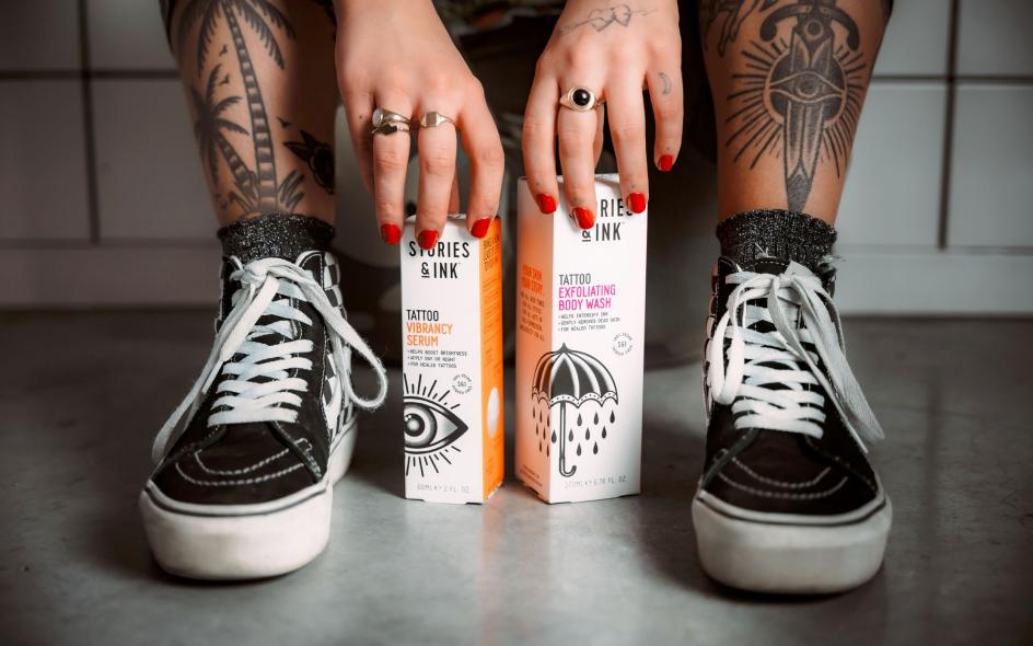 Roboto Mono in use. Credit: [Robot Food](https://www.creativeboom.com/news/robot-food-primes-tattoo-dedicated-skincare-brand-stories-ink-for-traditional-retail-markets-with-new-inklusive-packaging/)