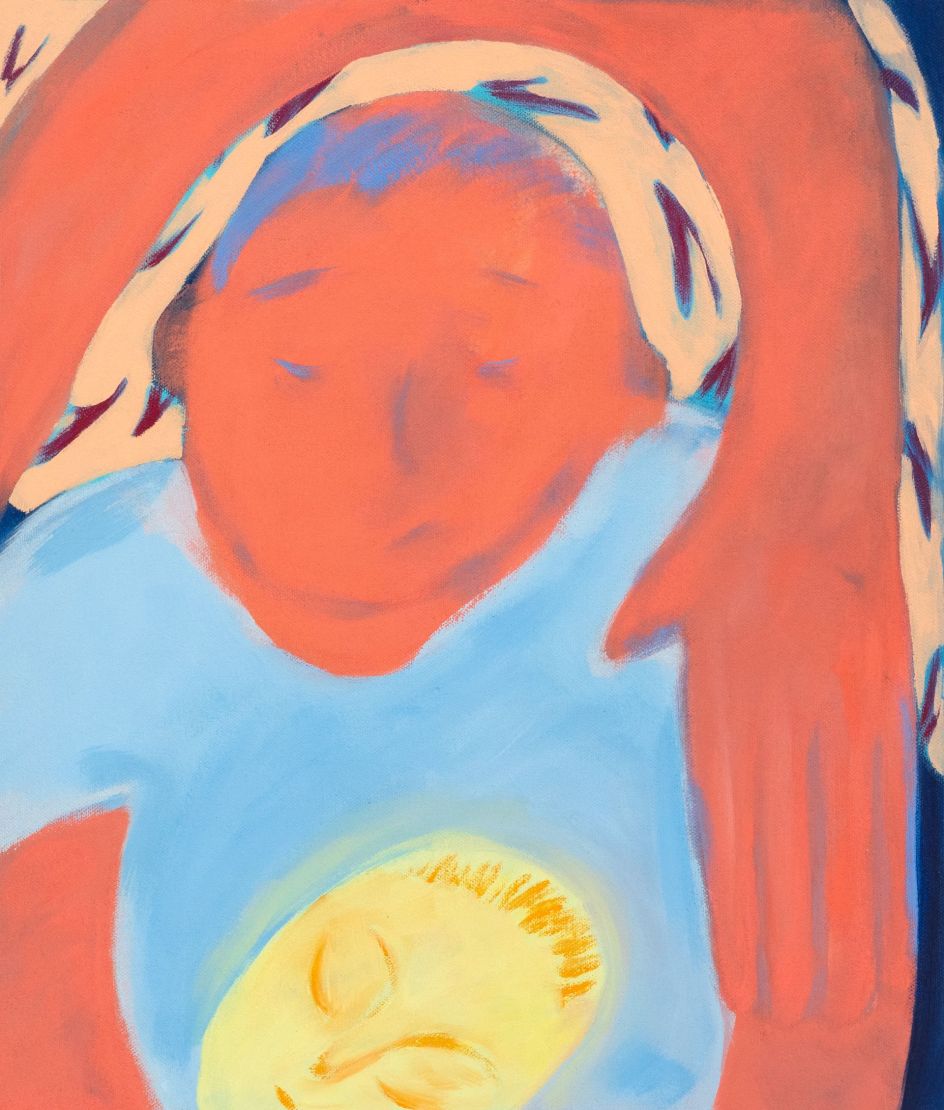 Coline Marotta, Magic Thinking, 2019, Acrylic on canvas