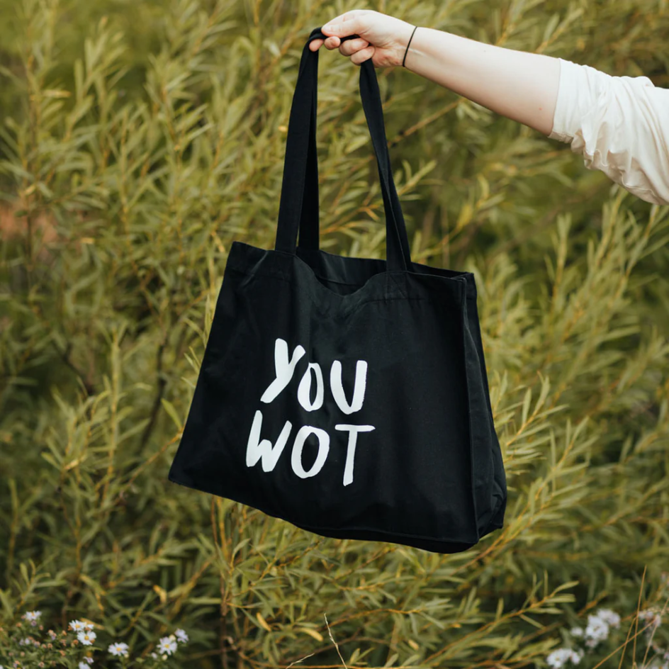 You Wot tote bag by Hattie Clark