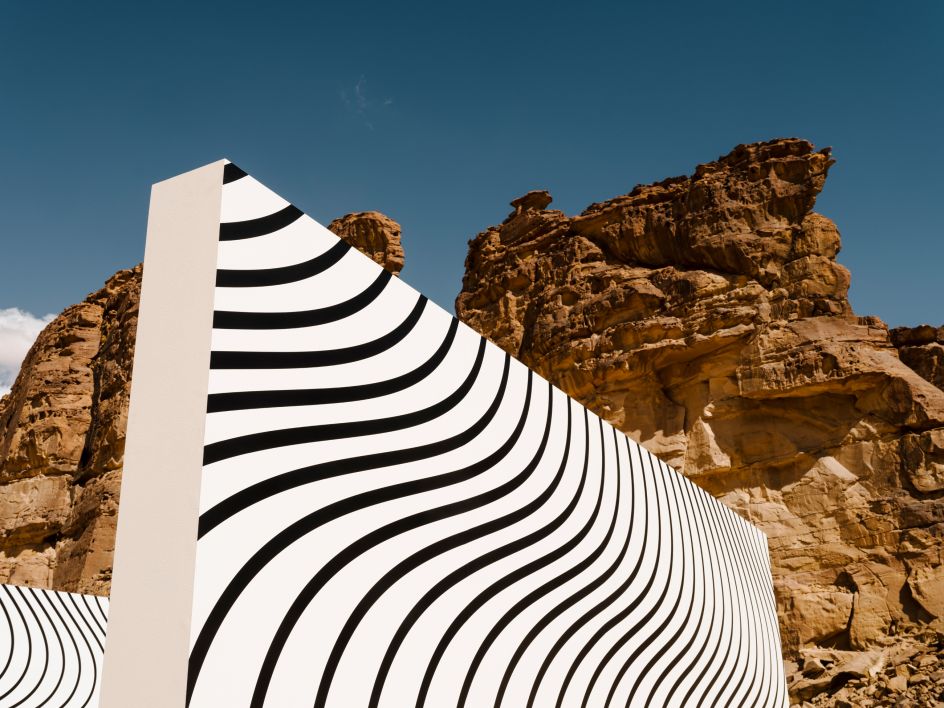 Claudia Comte Desert X AlUla 2022, photo by Lance Gerber