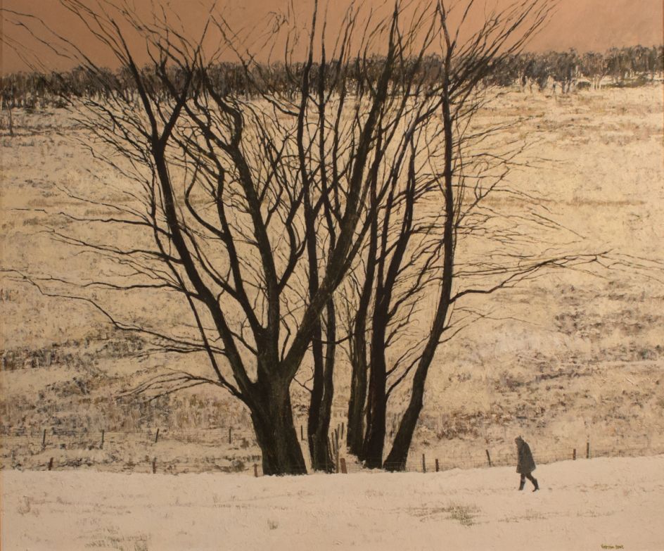 Large Tree Group, 1975 oil on board, 91.5 x 101.5 cm photo: Kenneth Gray