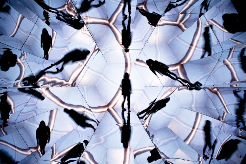 Walk inside a giant dazzling Kaleidoscope created by Laura Buckley