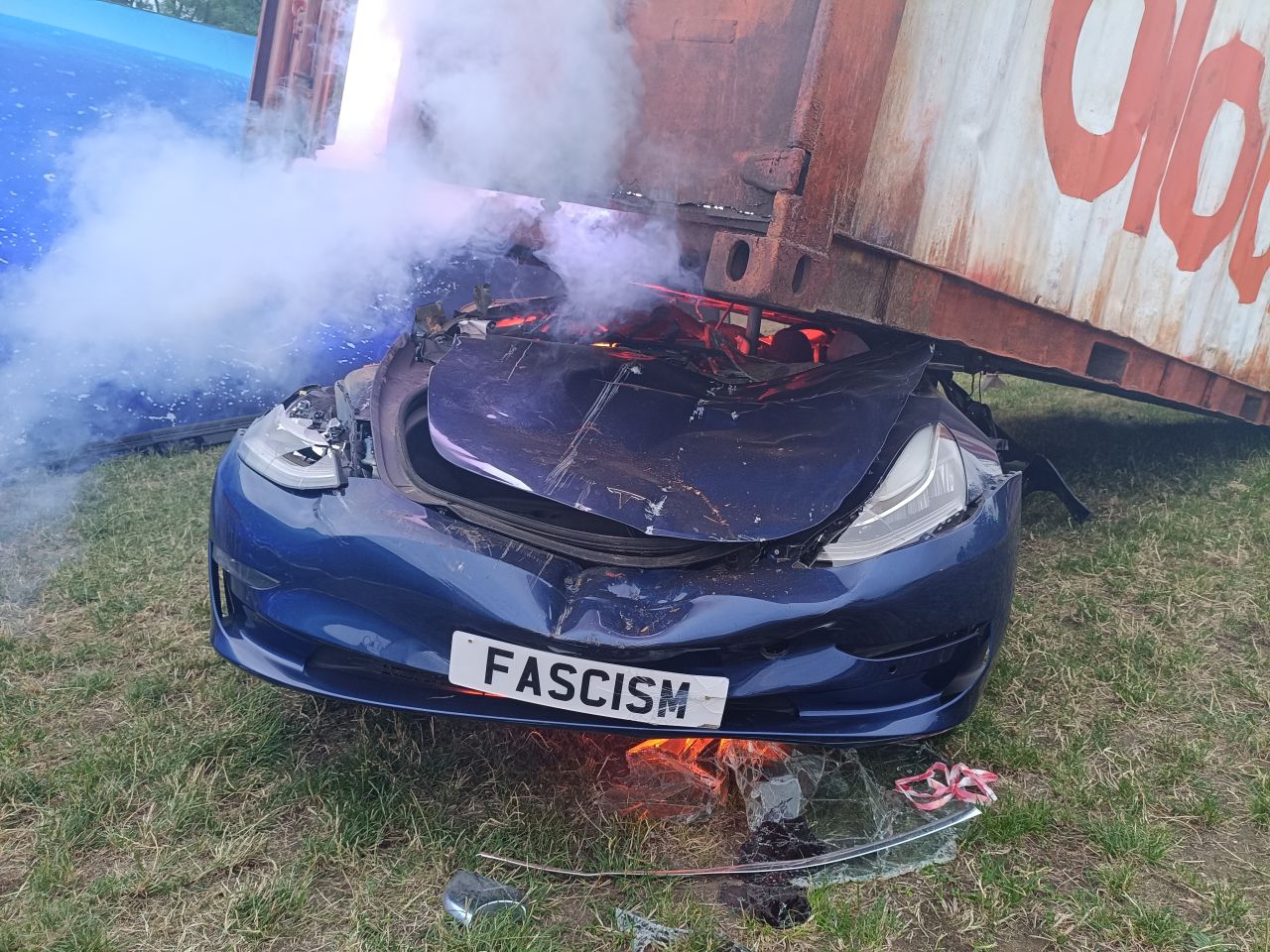 Installation by Led by Donkeys in Block 9. Image: Tom May