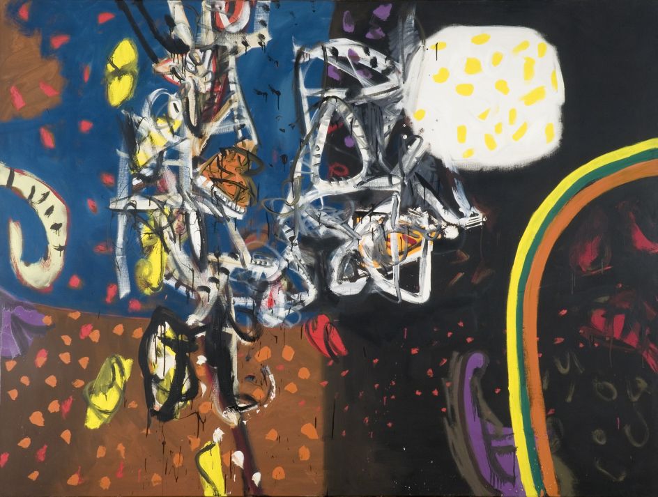 Alan Davie Crazy Gondolier 1960 Oil on canvas ©The Estate of Alan Davie. Image courtesy National Museum Wales