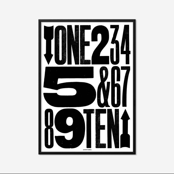 Ten by Anthony Burrill