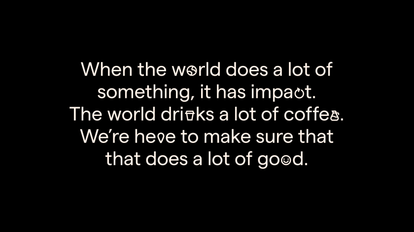 Without crafts radical identity for coffee brand that puts people above profit