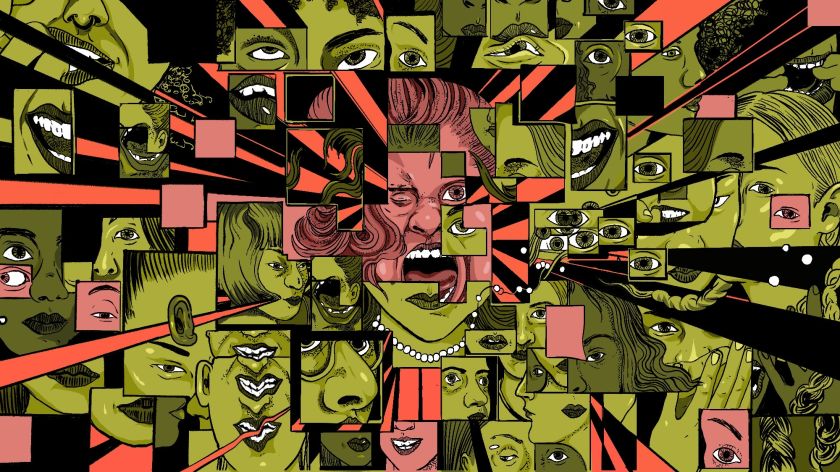 Eva Redamonti's detailed illustrations are a chaotic explosion of the whimsical and the surreal