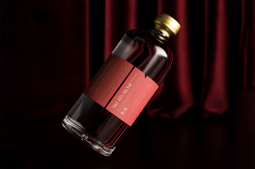 Tangent's genius gin branding turns bottle labels into a playable music box melody