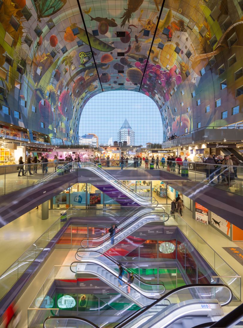 The Markthal. Photograph by Ossip van Duivenbode. Courtesy of the photographer and Rotterdam Partners.