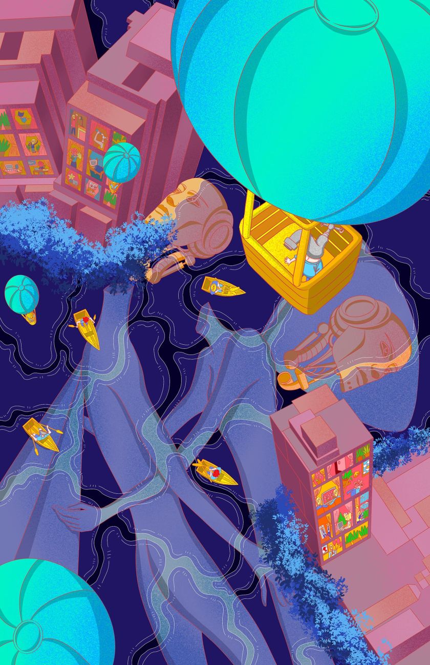 Escape explores the relationship between men and women