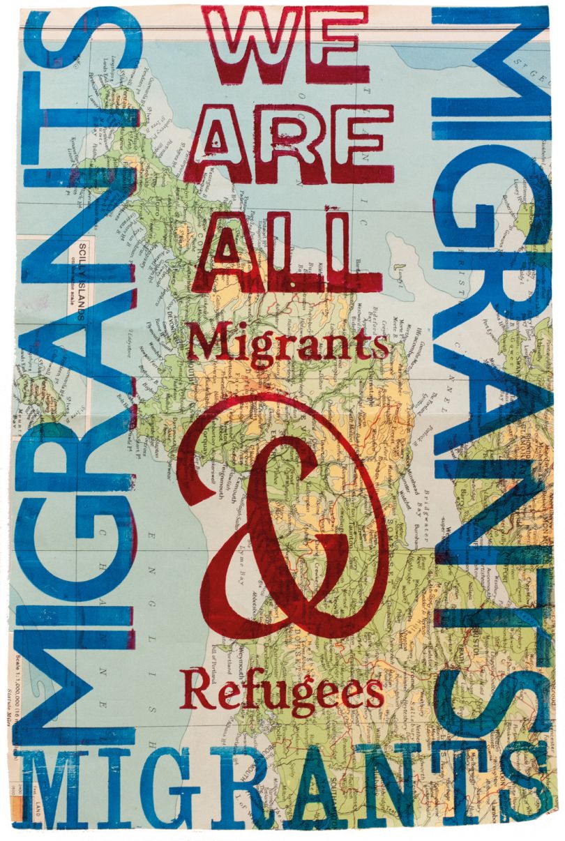 We Are All Migrants and Refugees © Dennis Gould