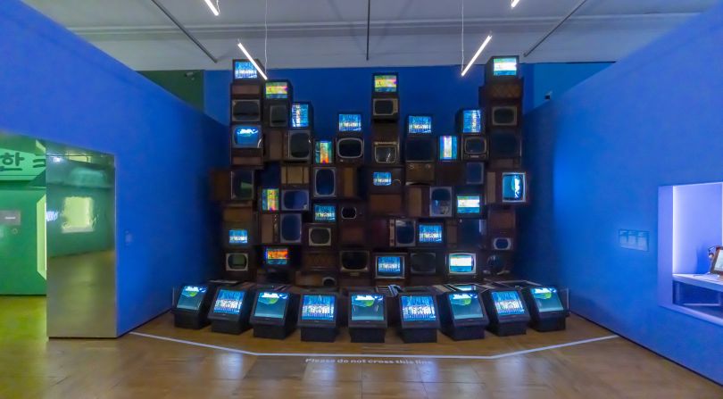 Installation image, Hallyu! The Korean Wave at the V&A Ⓒ Victoria and Albert Museum, London