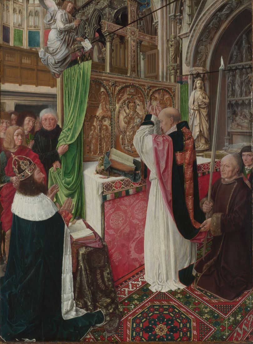 The Mass of Saint Giles, Master of Saint Giles about 1500 © The National Gallery, London